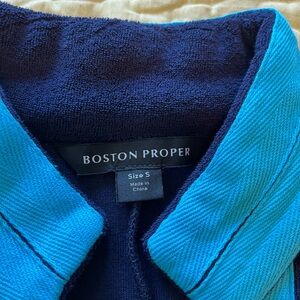 Boston Proper terry beach dress